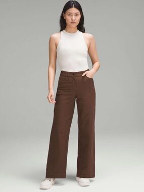 Lululemon City Sleek 5 Pocket HighRise WideLeg Pant Full Length *Light Utilitech